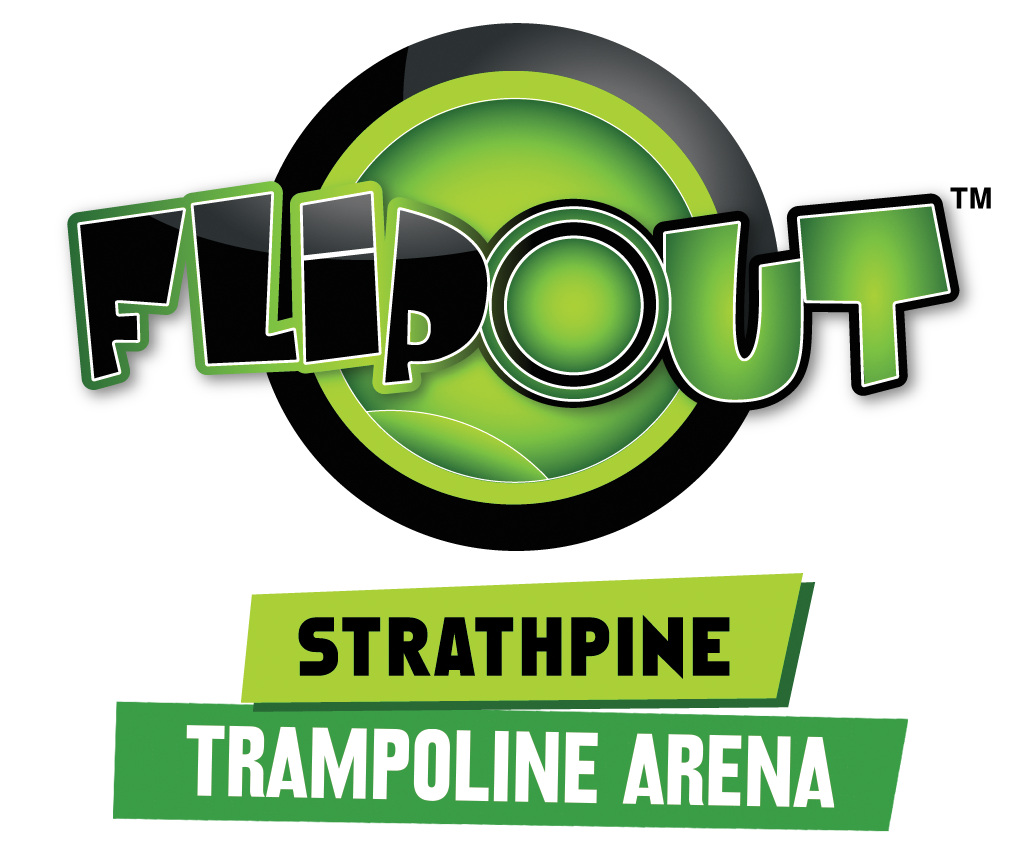 FlipOut Strathpine Trampoline Arena Logo